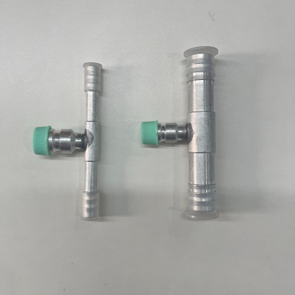 Aluminum Female Flare AC Hose Fittings with Iron Cap