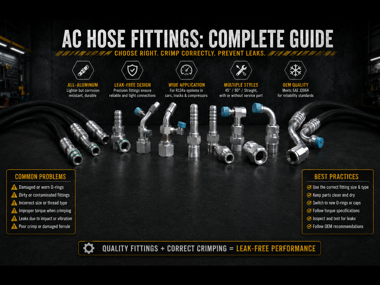 Why AC Hose Leaks After Crimping?