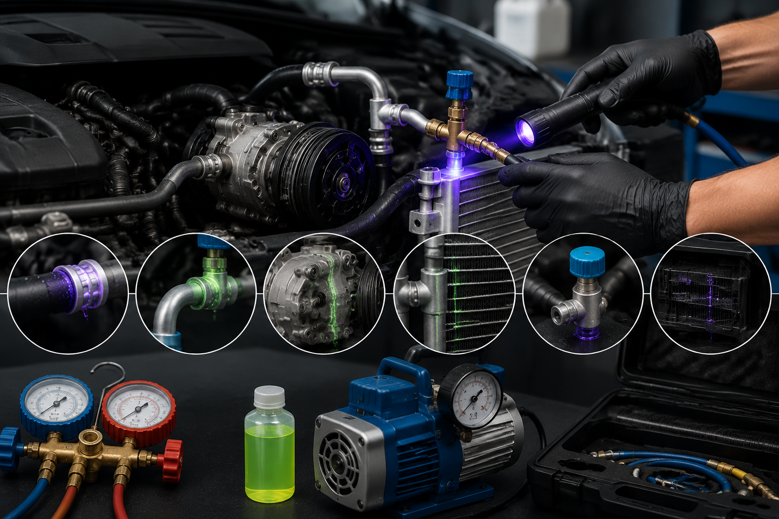 refrigerant leak diagnosis