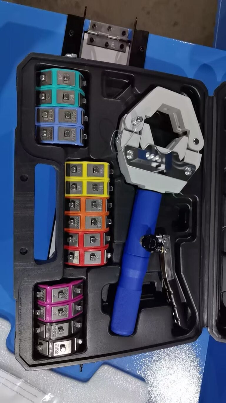 Hydraulic Automotive AC Hose Crimper with Die Set